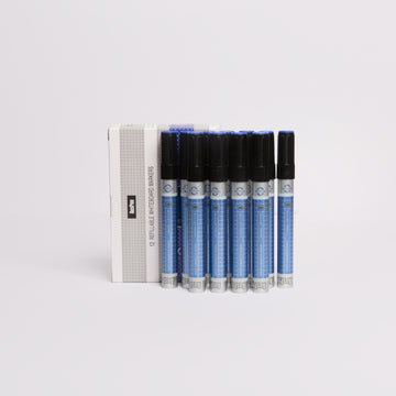 12 Blue Markers