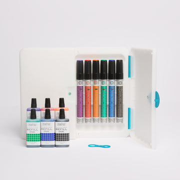 All-In-One Markers and Refills Case - Chisel Nib
